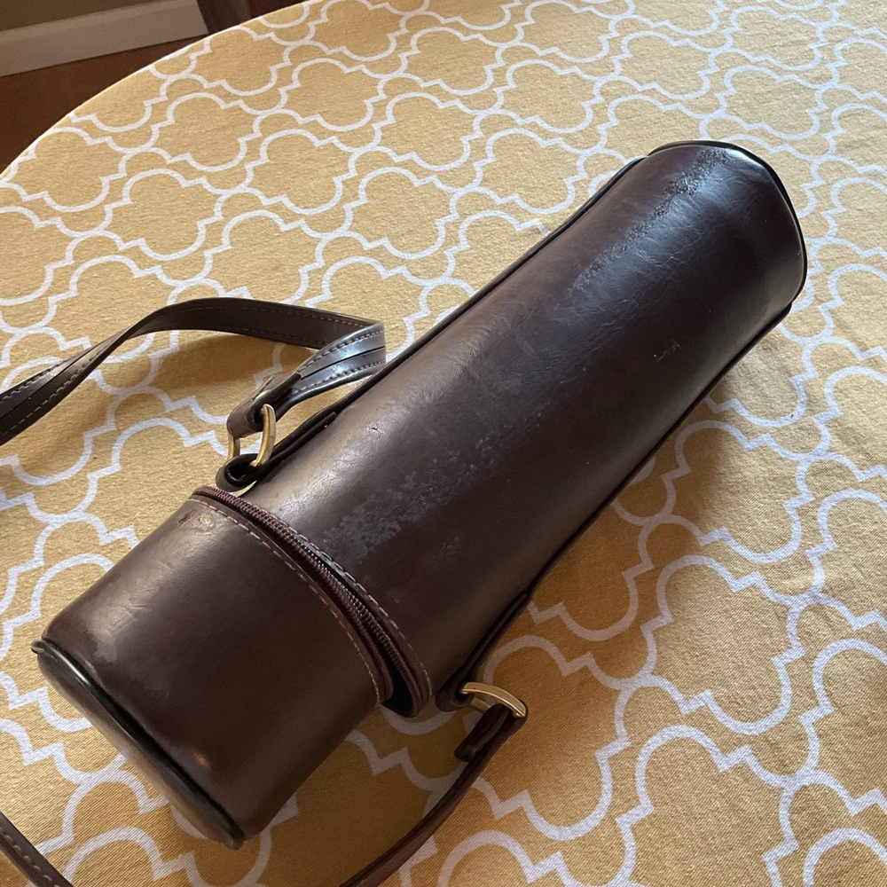 vtg ALADDIN STANLEY Thermos and Carry Case 32 Ozs Green Brown - Picture 8 of 11